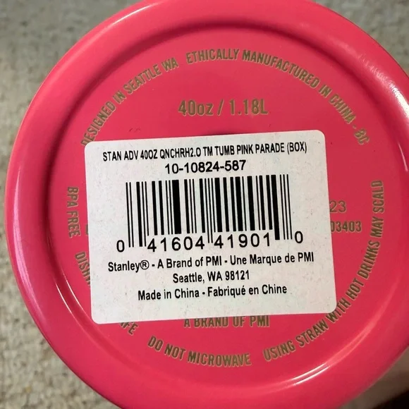 NWT Stanley Pink Parade 40 oz Quencher - Picture 4 of 5